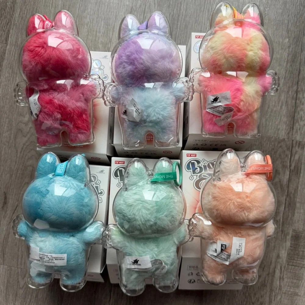 Complete Set 6 Labubu Big Into Energy with Cases Pop Mart Vinyl Plush Popmart - Picture 11 of 12